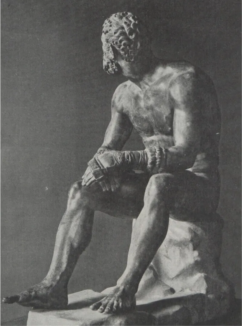 Statua greca di un pugile