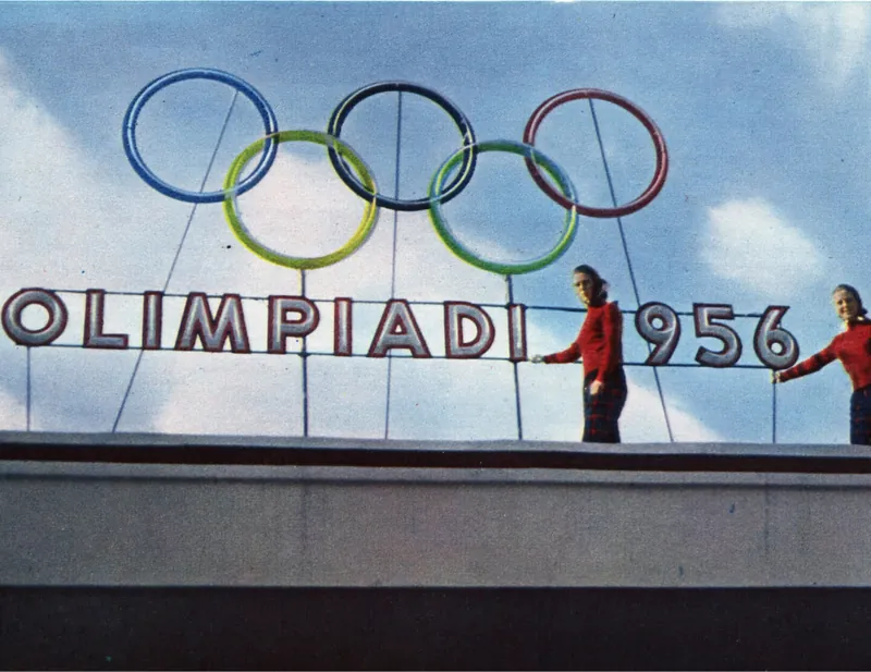 Logo delle olimpiadi del 1956