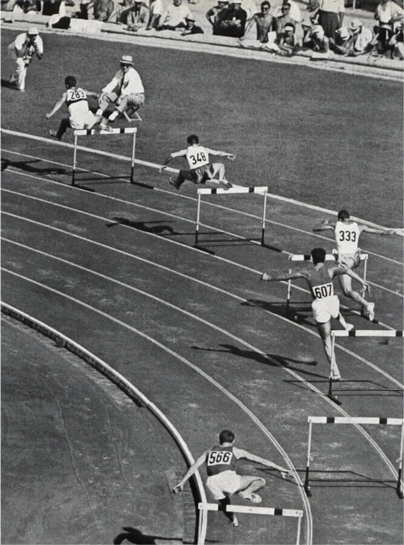 Jump race to the obstacle